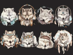 Filhote de Lobo Boho