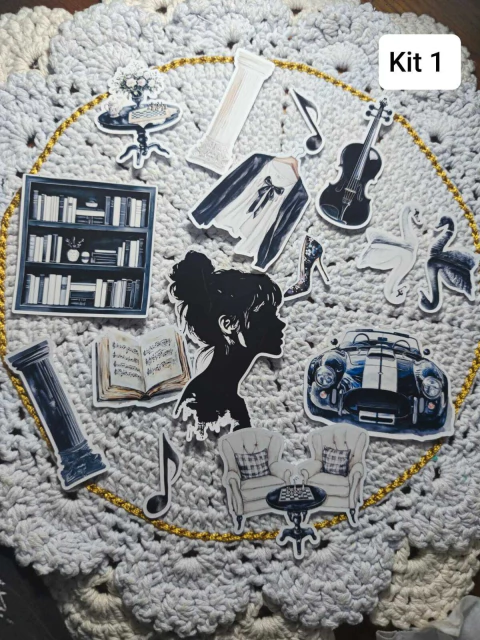 Adesivos Caixa Preto e Branco - comprar online