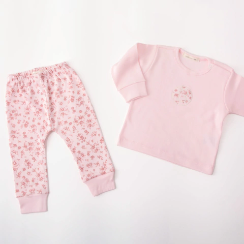 Pijama de 2 piezas Flores - comprar online
