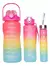 BOTELLA MOTIVACIONAL SET X 3 - ROSA-AMARILLO-TURQUESA en internet