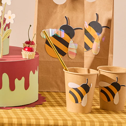 VASOS POLIPAPEL "ABEJITAS" - comprar online