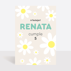 Cartel de Bienvenida "MARGARITAS" - comprar online