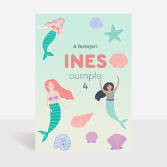 Cartel de Bienvenida "SIRENAS" - comprar online