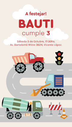 INVITACION DIGITAL "CONSTRUCCIÓN" - comprar online