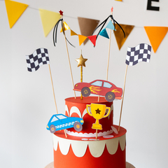 DECO TORTA "AUTITOS"