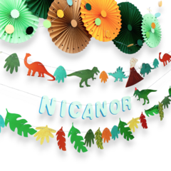 GUIRNALDAS + ROSETAS "DINOS" - comprar online