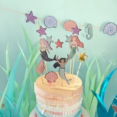 DECO TORTA "SIRENAS"