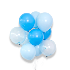 GLOBOS MIX CELESTE X10