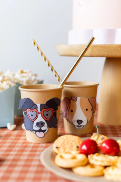 VASOS POLIPAPEL "PERRITOS" - handytienda