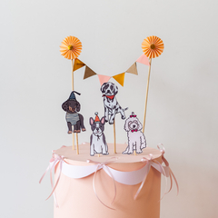 DECO TORTA "PERRITOS"