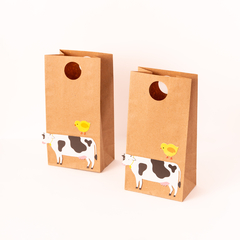 BOLSITA PARA SORPRESAS X 5 "GRANJA"