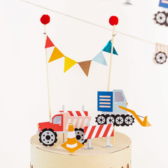 DECO TORTA "CONSTRUCCIÓN"