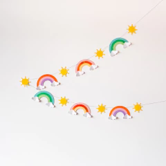 GUIRNALDA "ARCOÍRIS PASTEL"