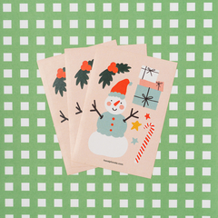 Stickers "MUÑECO DE NIEVE"