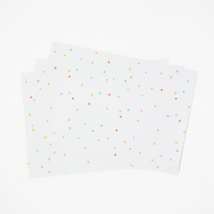 MANTELES "CONFETTI" PACK X 8