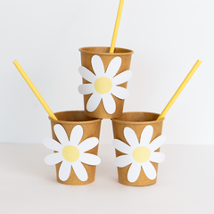 VASOS POLIPAPEL MARGARITAS X8