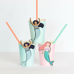 VASOS POLIPAPEL SIRENA X8