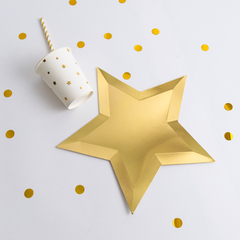 PLATOS ESTRELLA DORADO - comprar online