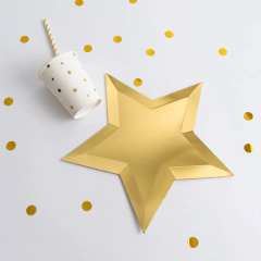 PLATOS ESTRELLA DORADO - comprar online