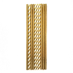 SORBETE POLIPAPEL MIX DORADO X10