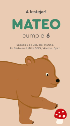 INVITACION DIGITAL "BOSQUE" - comprar online