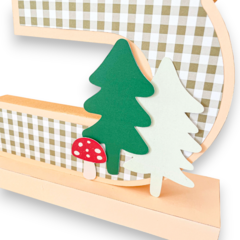 NÚMERO 3D "BOSQUE" - comprar online