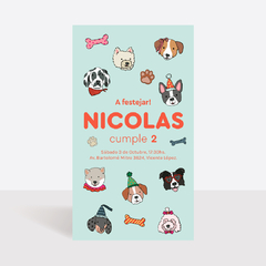 INVITACION DIGITAL "PERRITOS"