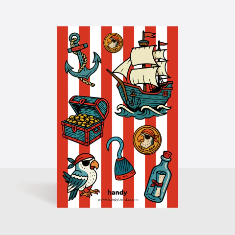 Stickers "Piratas" - comprar online