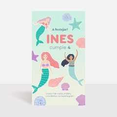 INVITACION DIGITAL "SIRENAS"