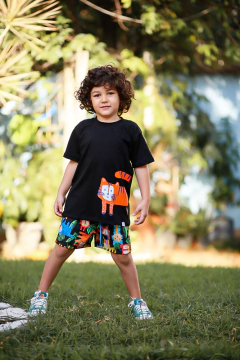 SHORT SEU TIGRE PRETO - comprar online