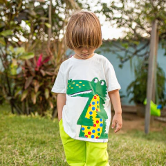 Imagem do CAMISETA CROCODILO GULOSO/OFFWHITE