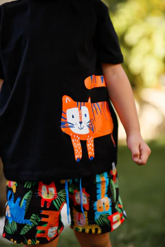 CAMISETA SEU TIGRE PRETA