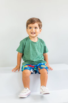 CAMISETA MESCLA VERDE na internet