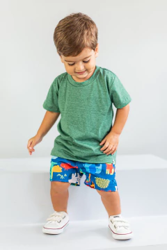 CAMISETA MESCLA VERDE - loja online