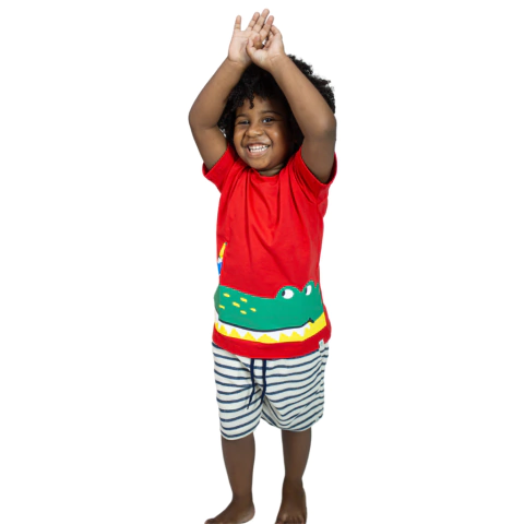 CAMISETA CROCODILE RED - comprar online