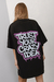 Remera Oversize CRAZY Negro - tienda online