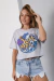 Remera Crop WAVES Gris - comprar online
