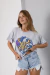 Remera Crop WAVES Gris