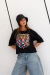 Remera Crop TIGER Negra - comprar online