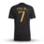 Camisa Real Madrid ''VINI JR. 7'' Third 23/24 Masculina Torcedor - Preta