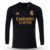 Camisa Real Madrid Manga Longa Visitante 2023/24 Masculina - Preto