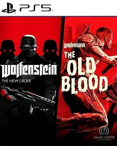 2 x 1 Wolfenstein The New Order + Wolfenstein The Old Blood - PS5