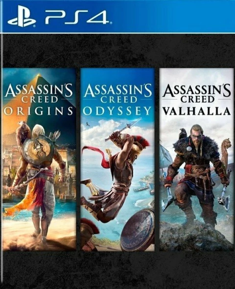 3 JUEGOS - ASSASSIN’S CREED - PS4