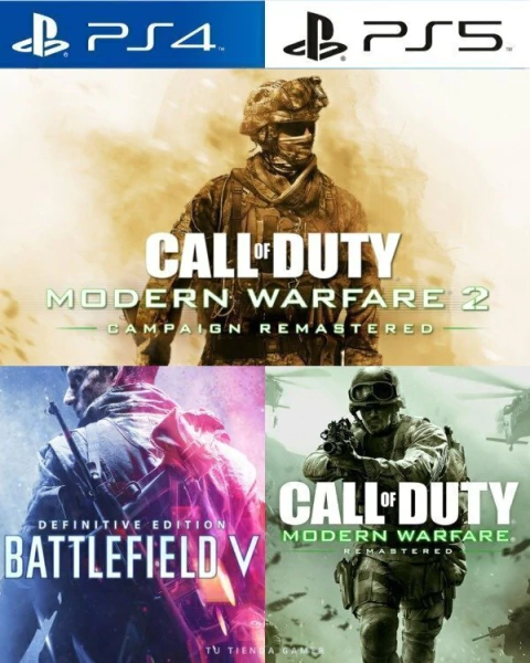 PACK 3 JUEGOS DE GUERRA - CALL OF DUTY Modern Warfare + BATTLEFIELD V + FIFA 23 - PS4/PS5 - comprar online