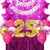 Combo Kit Globos Fucsia Dorado