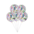 GLOBOS CONFETTI MULTICOLOR 12" X 5 UN.