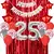 Combo Kit Globos Rojo y Plateado