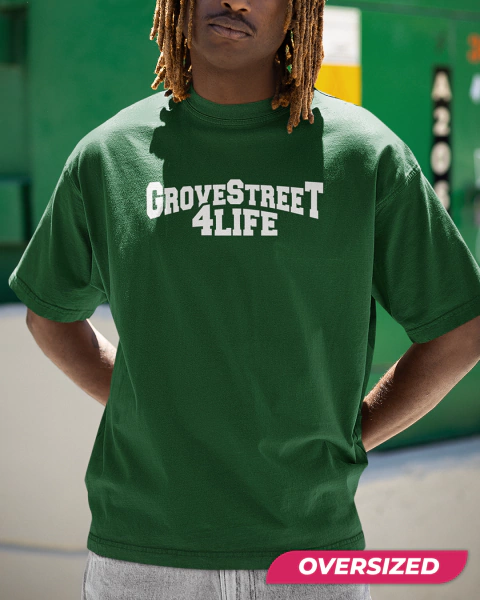 Camiseta Grove Street 4Life - OVERSIZED - comprar online