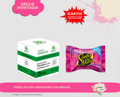 Caixa para 01 bombom - SIPAT