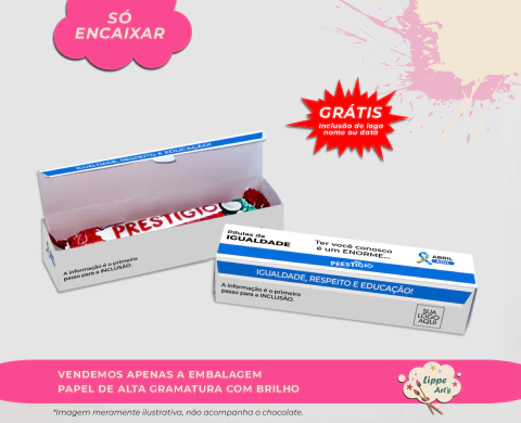 Caixa para Prestígio - Abril Azul